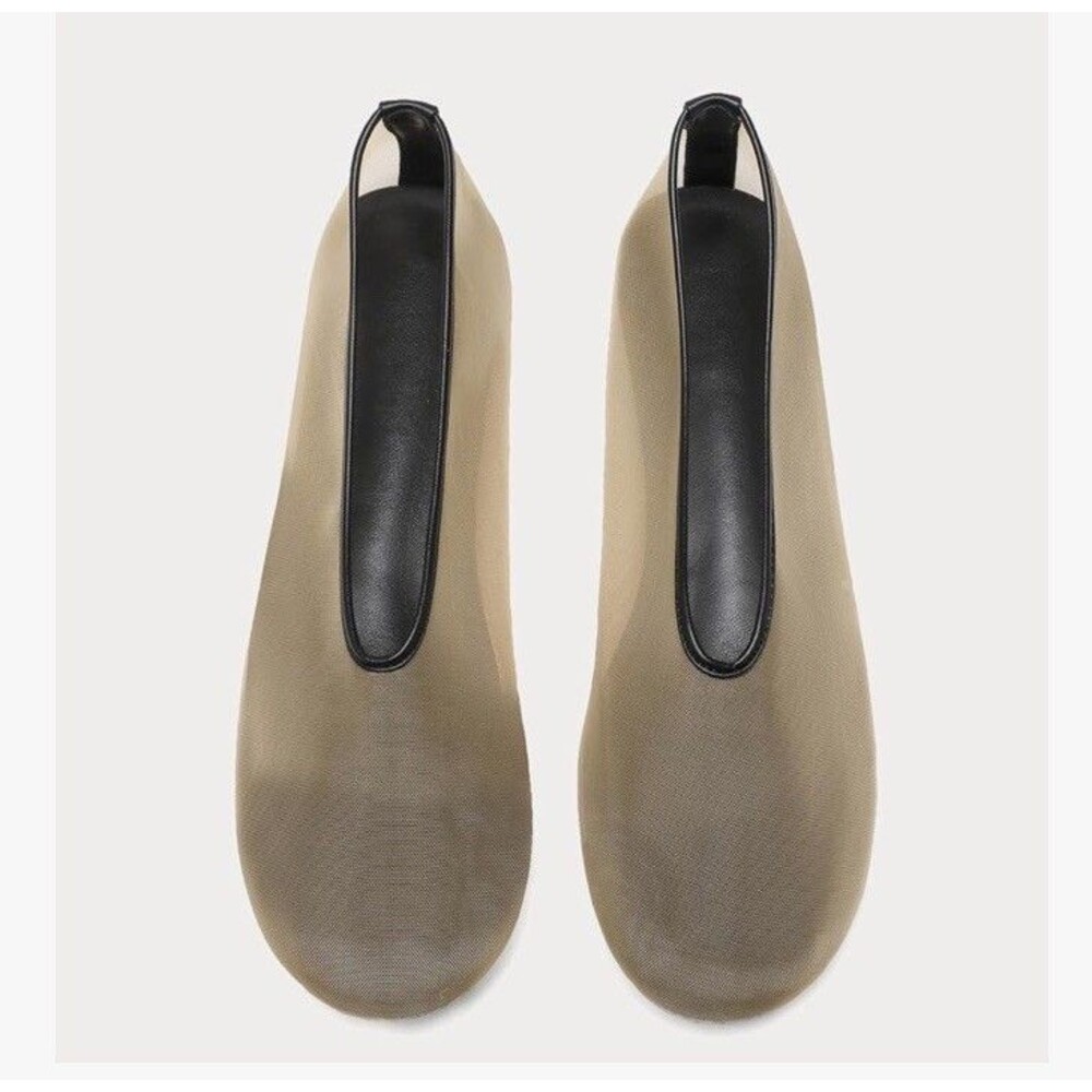 Mesh Ballet Flats for Women Round Toe Slip On Ballerina Mary Jane Shoes Size 8.5 - Picture 4 of 10